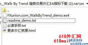 Walk By Trend趋势交易外汇EA下载